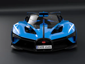 Bugatti Bolide 3D Model
