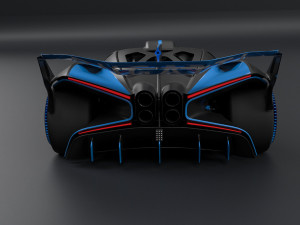 Bugatti Bolide Model 3D