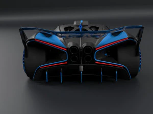 Bugatti Bolide 3D Model