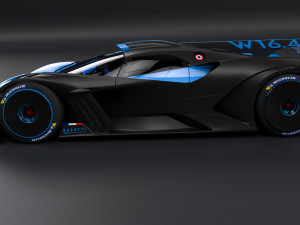 Bugatti Bolide Model 3D