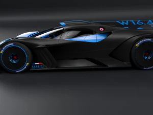Bugatti Bolide 3D Model