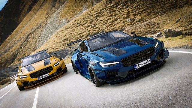 Polestar 1 NFS Modelo 3D .c4d .max .obj .3ds .fbx .stl .blend 