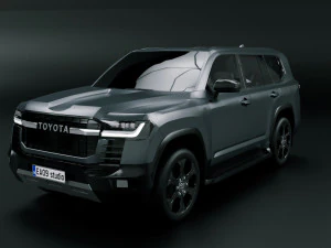 2022 Toyota Land Cruiser GR Sport Modello 3D