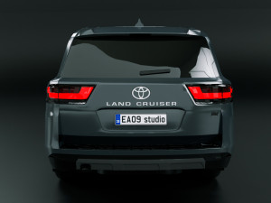 2022 Toyota Land Cruiser GR Sports 3D Model