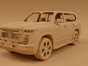 2022 Toyota Land Cruiser GR Sports 3D Model