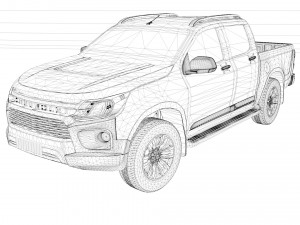 Chevrolet s10 High Country 3D मॉडल