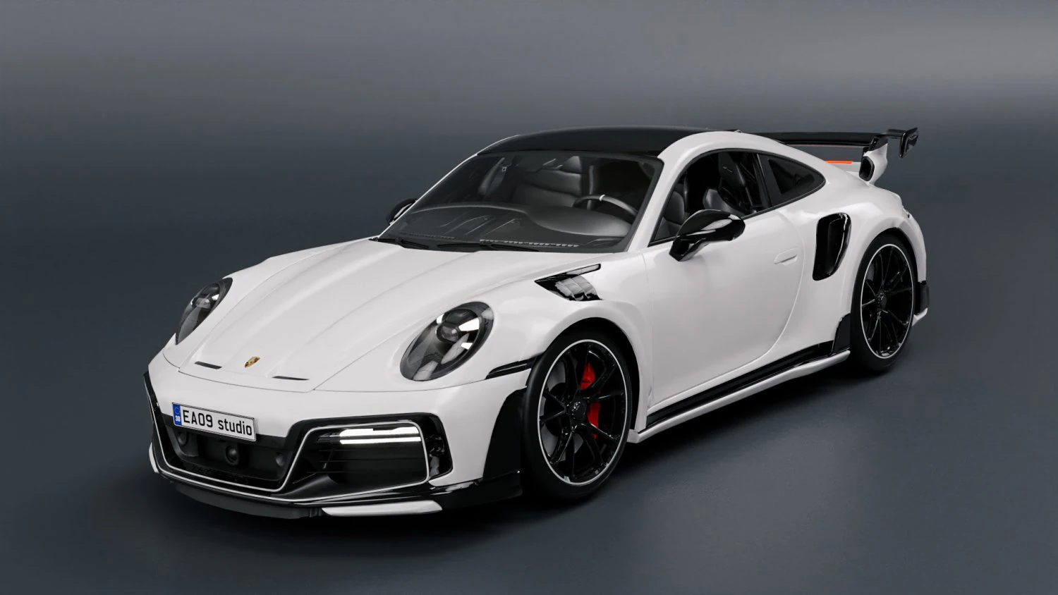 Porsche 911 Turbo S 3D Model .c4d .max .obj .3ds .fbx .stl .blend 
