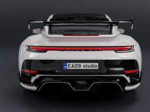 Porsche 911 Turbo S 3D Model