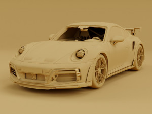Porsche 911 Turbo S 3D Model