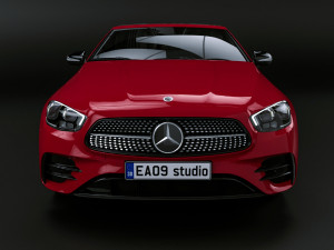 Mercedes Benz E-Class Cabriolet 3D Model