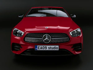 Mercedes Benz E-Class Cabriolet 3D Model