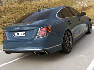 2020 Kia K900 3D 模型