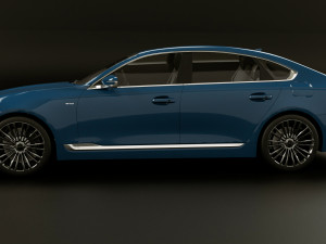 2020 Kia K900 3D 模型