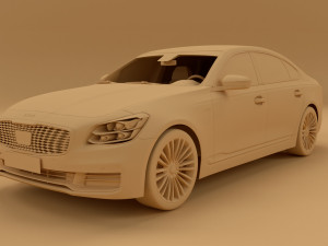 2020 Kia K900 3D 模型