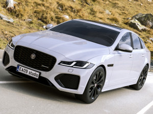 Jaguar XF R-Dynamic Modello 3D