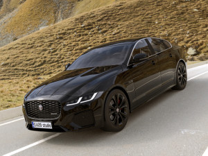 Jaguar XF R-Dynamic Modello 3D