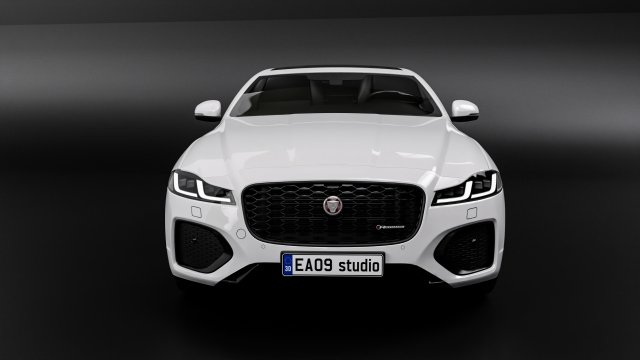 Jaguar XF R-Dynamic Modello 3D .c4d .max .obj .3ds .fbx .stl .blend 