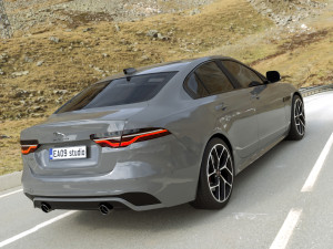 2022 Jaguar XE R-Dynamic 3D Model