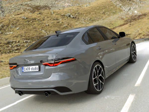 2022 Jaguar XE R-Dynamic 3D Model