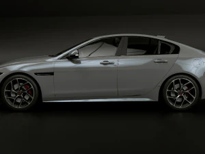 2022 Jaguar XE R-Dynamic 3D Model