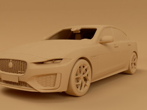 2022 Jaguar XE R-Dynamic 3D Model