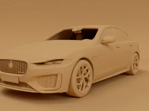 2022 Jaguar XE R-Dynamic 3D Model