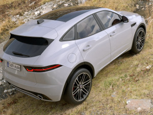 Jaguar E-Pace r Dynamic 3D 모델