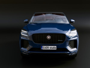 Jaguar E-Pace r Dynamic 3D 모델