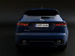 Jaguar E-Pace r Dynamic 3D 모델