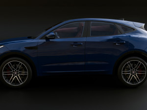 Jaguar E-Pace r Dynamic 3D 모델
