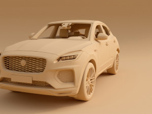 Jaguar E-Pace r Dynamic 3D 모델