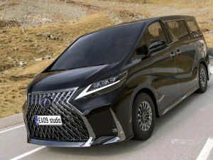 Lexus LM300h Modelo 3D