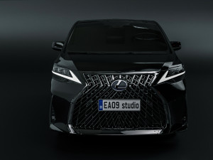 Lexus LM300h Model 3D