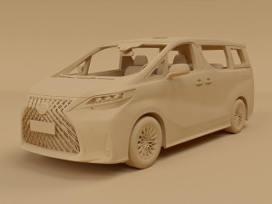 Lexus LM300h Model 3D