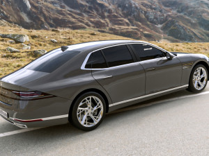 2022 Genesis G90 3D Модель