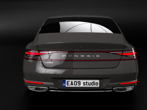 2022 Genesis G90 3D Модель