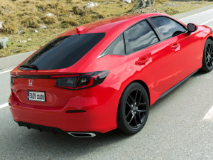2022 Honda Civic Hatchback 3D 모델