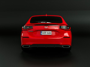 2022 Honda Civic Hatchback 3D 모델