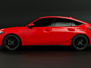 2022 Honda Civic Hatchback 3D 모델