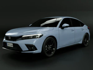 2022 Honda Civic Hatchback 3D Model