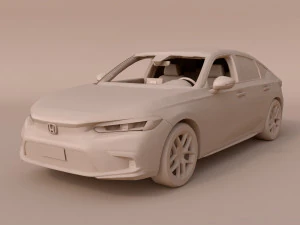 2022 Honda Civic Hatchback 3D Model