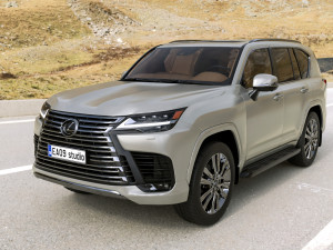 2022 Lexus LX 600 3D Model
