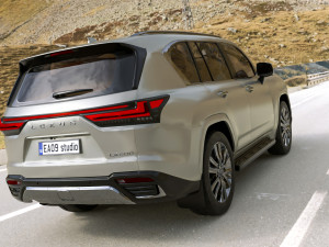 2022 Lexus LX 600 3Dモデル