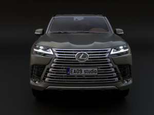 2022 Lexus LX 600 3Dモデル