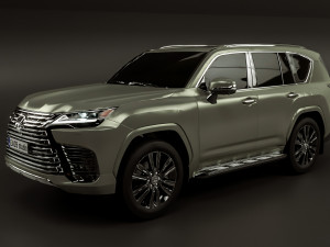 2022 Lexus LX 600 3Dモデル