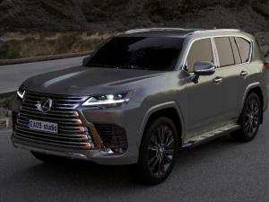 2022 Lexus LX 600 3D Model
