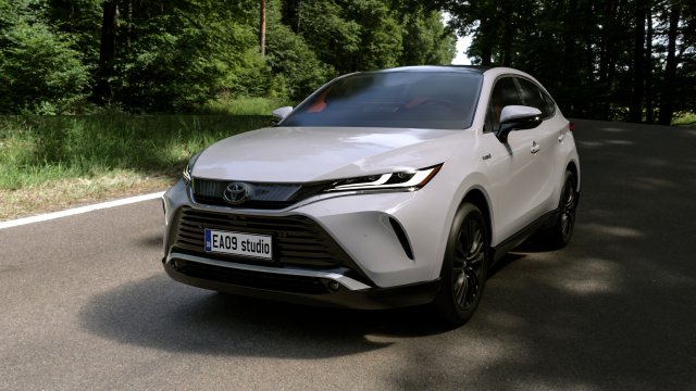 2022 Toyota Harrier Modelo 3D .c4d .max .obj .3ds .fbx .stl .blend 