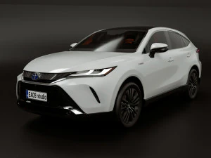 2022 Toyota Harrier 3D Model