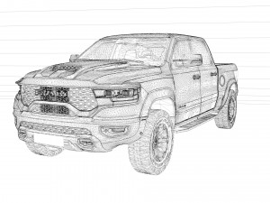 Ram 1500 TRX 3Dモデル
