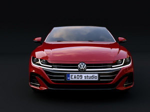 2022 Volkswagen Arteon R-Line 3D Model